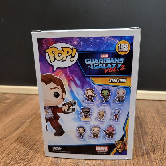 Marvel Guardians of the Galaxy Vol. 2 Star-Lord Funko Pop - Picture 3 of 12